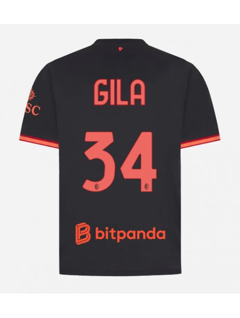 AC Milan Mario Gila #34 Ausweichtrikot 2026-27 Kurzarm AC Milan Mario Gila #34 Ausweichtrikot 2026-27 Kurzarm